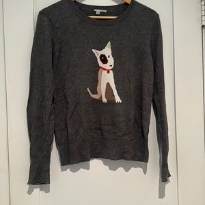 Halogen Grey Jumper with Bull Terrier